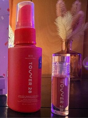 Tower 28 SOS Face Mist — Bright Pink Spray